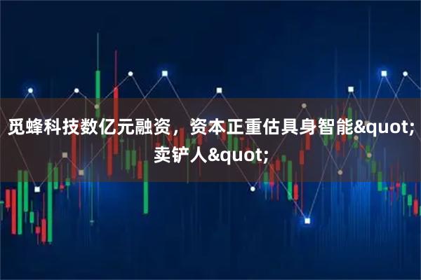 觅蜂科技数亿元融资，资本正重估具身智能"卖铲人"